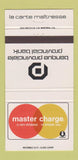 Matchbook Cover - Banque Provinciale QC 30 Strike