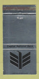 Matchbook Cover - Capital National Bank Houston TX 30 Strike