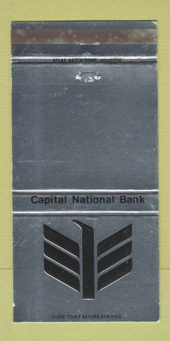Matchbook Cover - Capital National Bank Houston TX 30 Strike