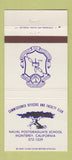Matchbook Cover - Officers Club Navy Postgrad School Monterey CA 30 Strike