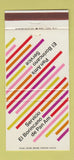 Matchbook Cover - Pan Am's El Borincano Service Airline  30 Strike