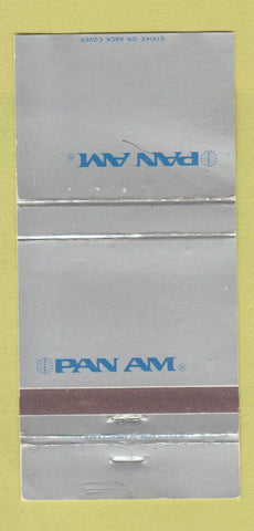 Matchbook Cover - Pan Am Airlines  SILVER WEAR 30 Strike