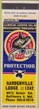 Matchbook Cover - Matchbook Cover Moose Lodge Baltimore MD