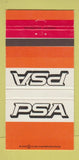 Matchbook Cover - PSA Airlines #1 30 Strike
