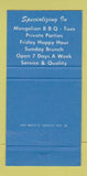 Matchbook Cover - Sandpiper Naval Amphibious Bas Coronado CA 30 Strike