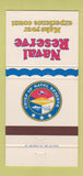 Matchbook Cover - Naval Reserve Recruiting  30 Strike