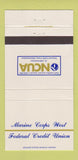 Matchbook Cover - NCUA Marine Corps Credit Union 30 Strike