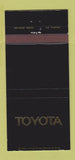 Matchbook Cover - Toyota Mazda Orangeburg SC 30 Strike