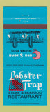 Matchbook Cover - Lobster Trap Casa Sirena Motor Hotel Oxnard CA 30 Strike