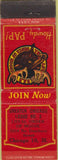 Matchbook Cover - Matchbook Cover Moose Lodge Chicago IL