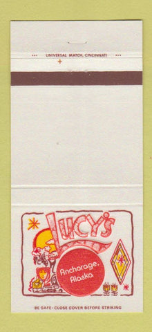 Matchbook Cover - Lucy's Anchorage AK Holiday Inn 30 Strike