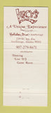 Matchbook Cover - Lucy's Anchorage AK Holiday Inn 30 Strike