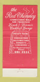 Matchbook Cover - Red Chimney Restaurant San Francisco CA 30 Strike