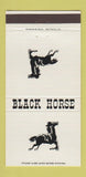 Matchbook Cover - Black Horse Restaurant Burlingame CA 30 Strike