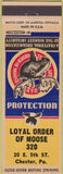 Matchbook Cover - Matchbook Cover Moose Lodge Chester PA