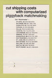 Matchbook Cover - Matchmaker Trucking 40 Strike