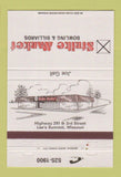 Matchbook Cover - Strike Market Bowling Billiards Lee's Summit MO 40 Strike
