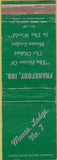 Matchbook Cover - Matchbook Cover Moose Lodge Frankfort IN WORN