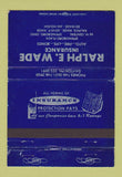 Matchbook Cover - Ralph Wade Insurance Springboro OH WEAR 40 Strike