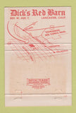 Matchbook Cover - Dick's Red Barn Lancaster CA 40 Strike