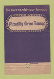 Matchbook Cover - Scandia Restaurant New York City Hotel Piccadilly 40 Strike
