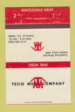 Matchbook Cover - Tesio Meat Company Oakland CA 40 Strike