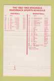 Matchbook Cover - Metro National Bank Arkansas Razorbacks AR 1982 40 Strike