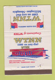 Matchbook Cover - WTNN Radio Millington Memphis TN 40 Strike