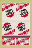 Matchbook Cover - Pizza Hut DOUBLE PRINT 40 Strike