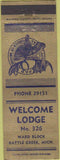 Matchbook Cover - Matchbook Cover Moose Lodge Battle Creek MI