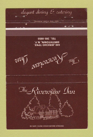 Matchbook Cover - Riverview Inn Smithtown NY 40 Strike
