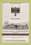 Matchbook Cover - Cedarburg State Bank WI 40 Strike