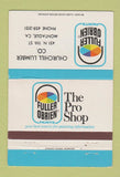 Matchbook Cover - Fuller O'Brien Paints Montague CA Churchill Lumber 40 Strike