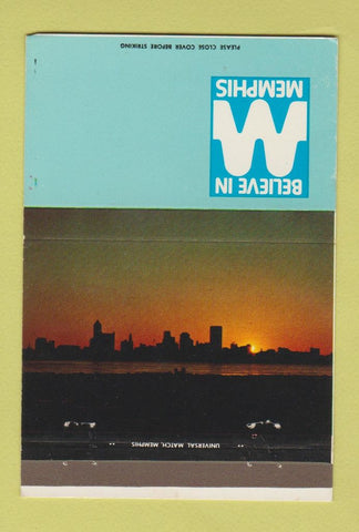Matchbook Cover - Memphis TN Tourism Commerce 40 Strike