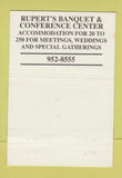 Matchbook Cover - Rubert's 33 Club Steaks Rolling Meadows IL? 40 Strike