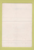 Matchbook Cover - Cafe De Paris Restaurant Quebec QC 40 Strike