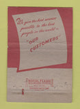 Matchbook Cover - Monte Young Real Estate Dayton ON WORN 40 Strike
