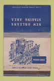 Matchbook Cover - Mardi Gras New Orleans LA Staging Area Military WEAR 40 Strike