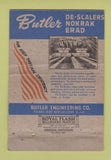 Matchbook Cover Butler De-scalers HW Kiefaber Dayton Hamilton OH WORN 40 Strike