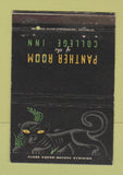 Matchbook Cover - Panther Room College Inn Chicago IL 40 Strike