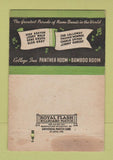 Matchbook Cover - Panther Room College Inn Chicago IL 40 Strike