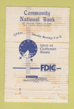 Matchbook Cover - Community National Bank Grand Forks ND 40 Strike