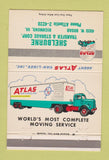 Matchbook Cover - Atlas Trucking Shelburne Richmond VA 40 Strike