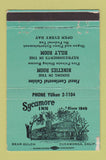 Matchbook Cover - Sycamore Inn Cucamonga CA WORN 40 Strike