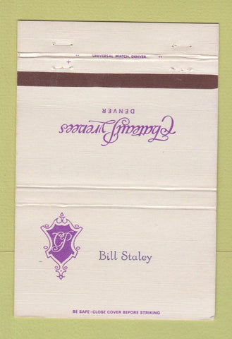 Matchbook Cover - Chateau Pyrenees Denver Colorado IMPRINT 40 Strike