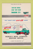 Matchbook Cover - Atlas Van Lines Trucking Avon Lake OH 40 Strike