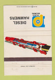 Matchbook Cover - Pileco Delmag Diesel Hammers Houston New Orleans 40 Strike