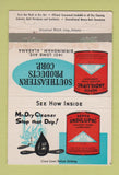 Matchbook Cover - Sepo Andilupac Lubricant Birmingham AL WEAR 40 Strike
