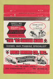 Matchbook Cover - Buck Kreihs Marine Repair New Orleans LA WORN 40 Strike