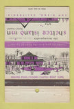 Matchbook Cover - Shelter Island Inn San Diego CA WEAR 40 Strike